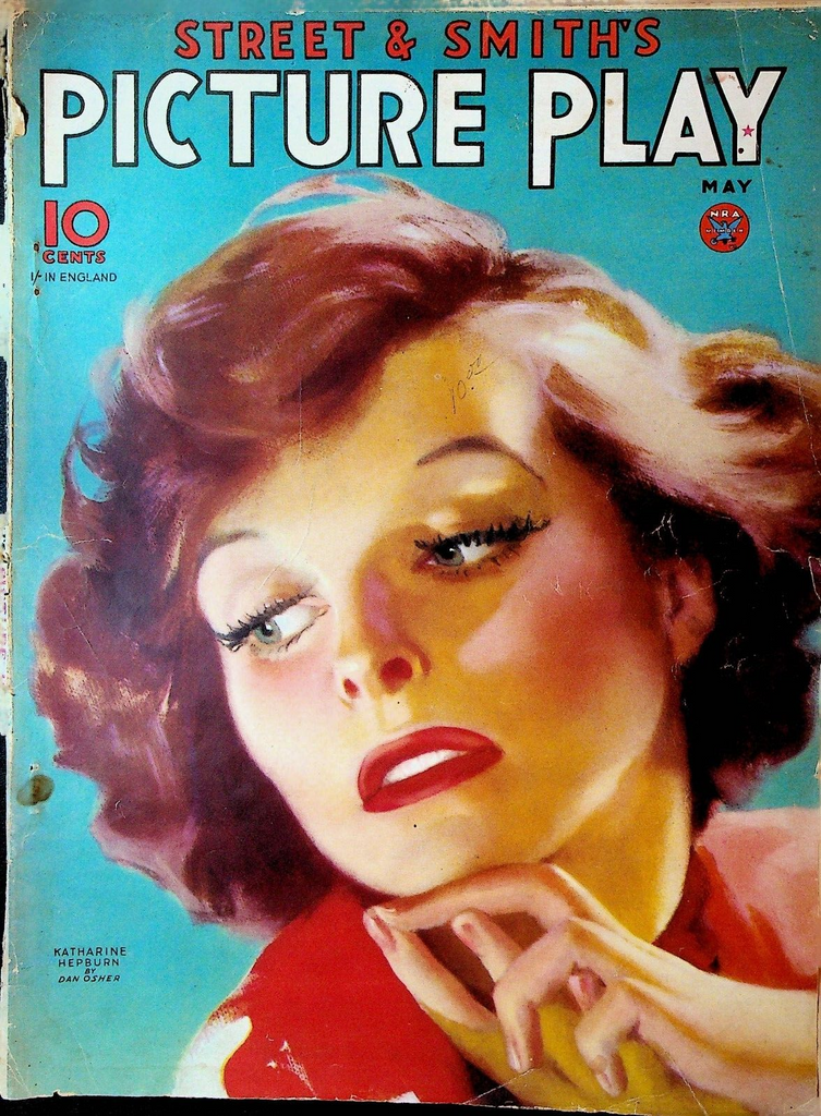 Street & Smith's Picture Play May 1934 Katharine Hepburn Mae West Gregory Ratoff