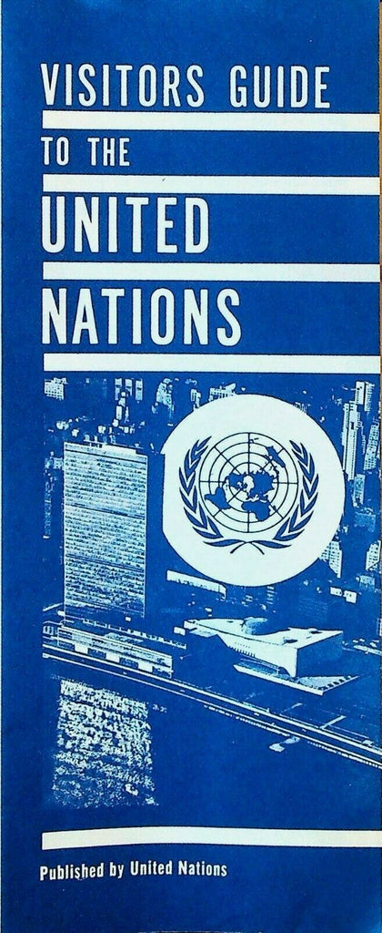 Visitor's Guide to the United Nations Brochure 1960 UN