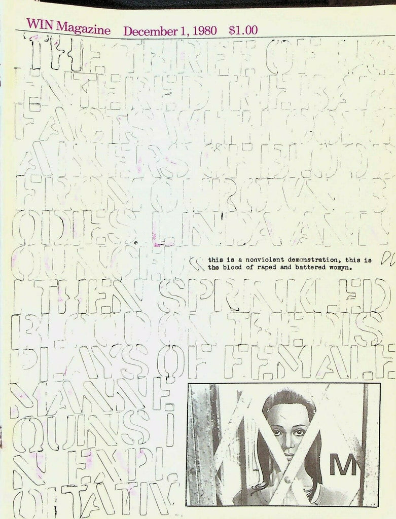 Win Magazine December 1 1980 Richard Marshall Kim Dae Jung Shell Wildwomoon