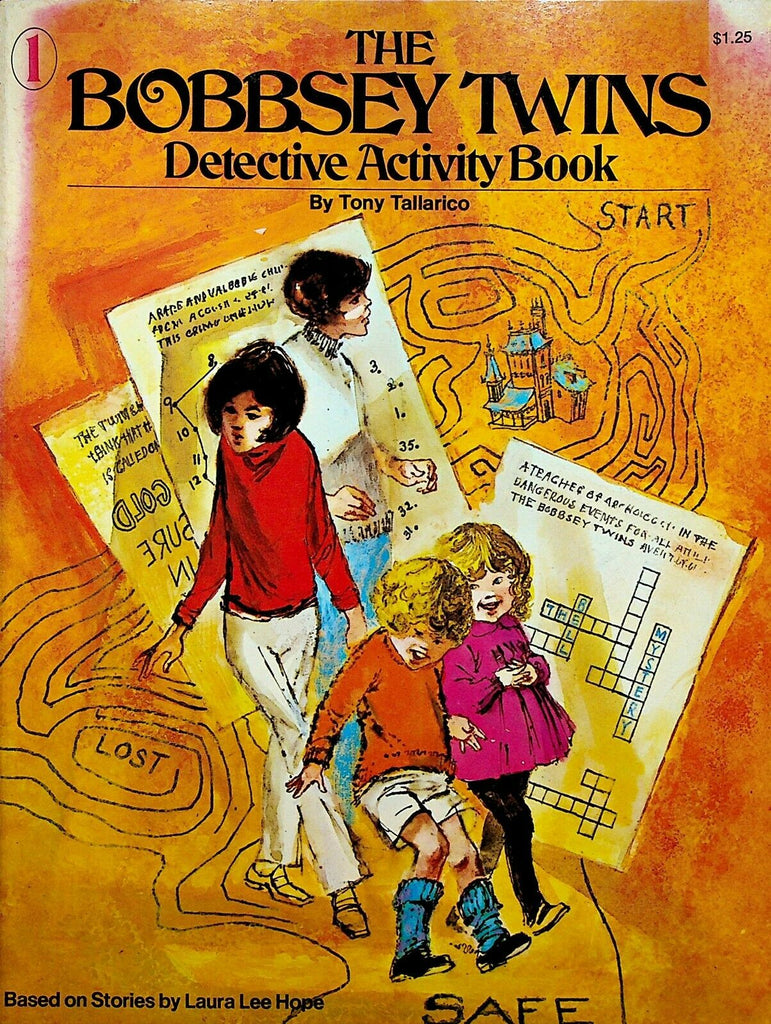 The Bobbsey Twins Detective Activity Book by Tony Tallarico SC 1978