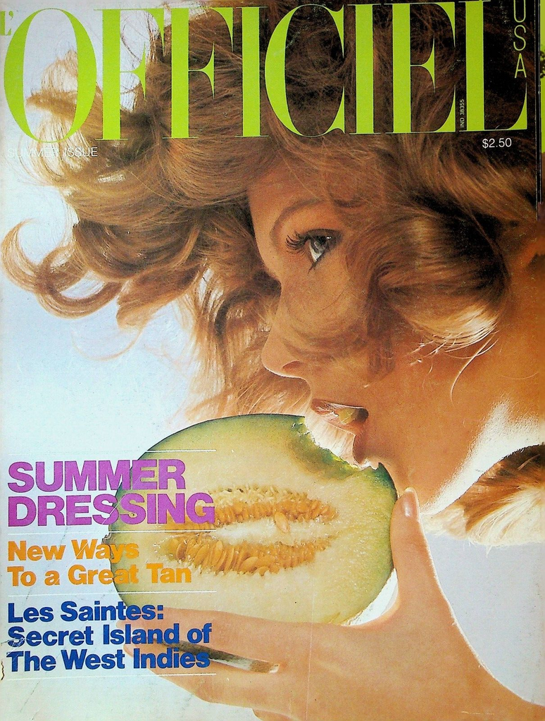 L'Officiel USA Magazine Summer 1977 Fashion Les Saintes West Indies