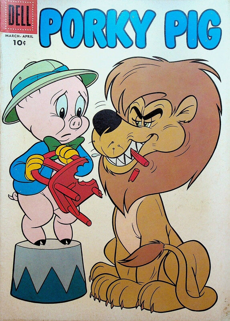 Porky Pig 57 Dell Comics 1958 Lion Tamer