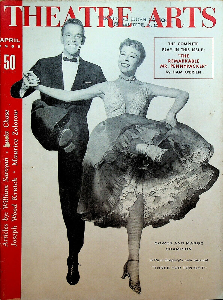 Theatre Arts Magazine April 1955 Gower & Marge Champion Blanche Thebom