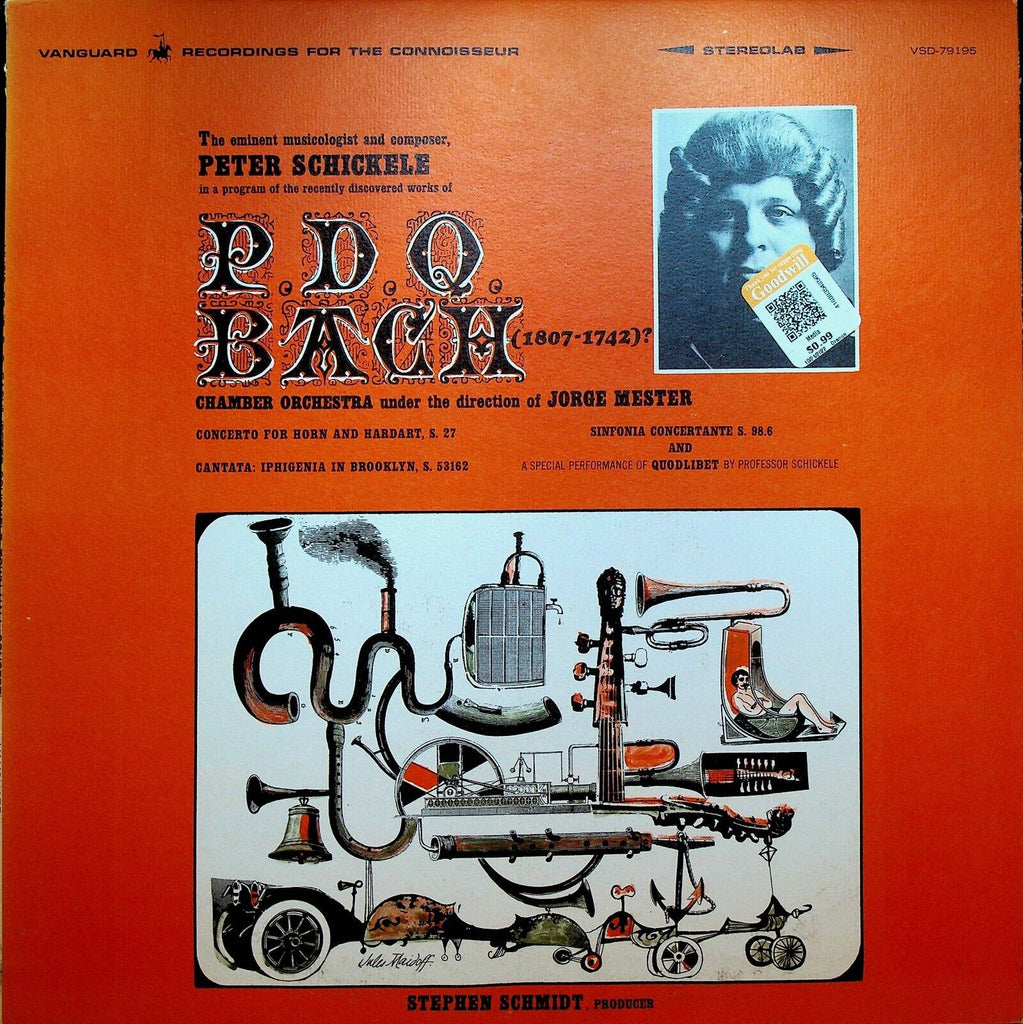 PDQ Bach Peter Schickele Recently Discovered Works Stereolab Vanguard