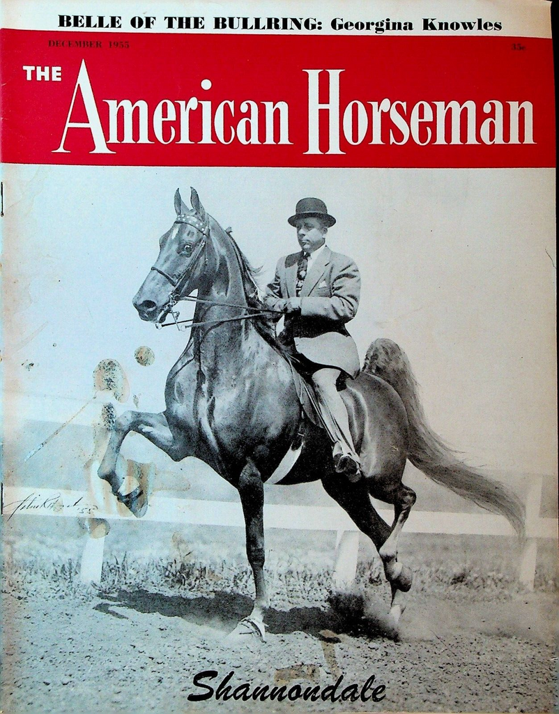 American Horseman Magazine December 1955 Shannondale Virgil Long