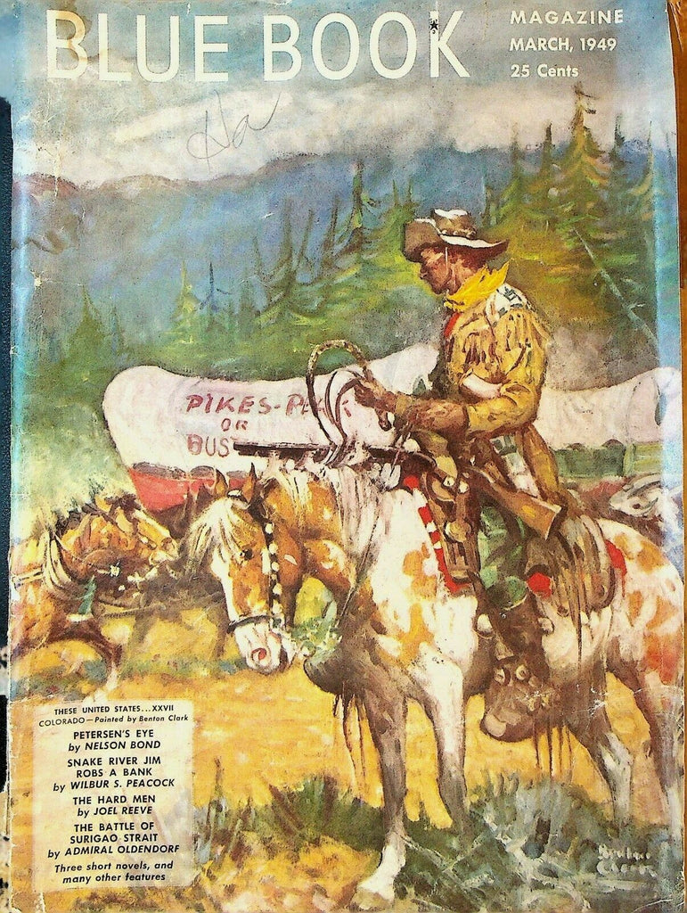 Blue Book Magazine March 1949 Benton Clark H Bedford-Jones Nelson Bond