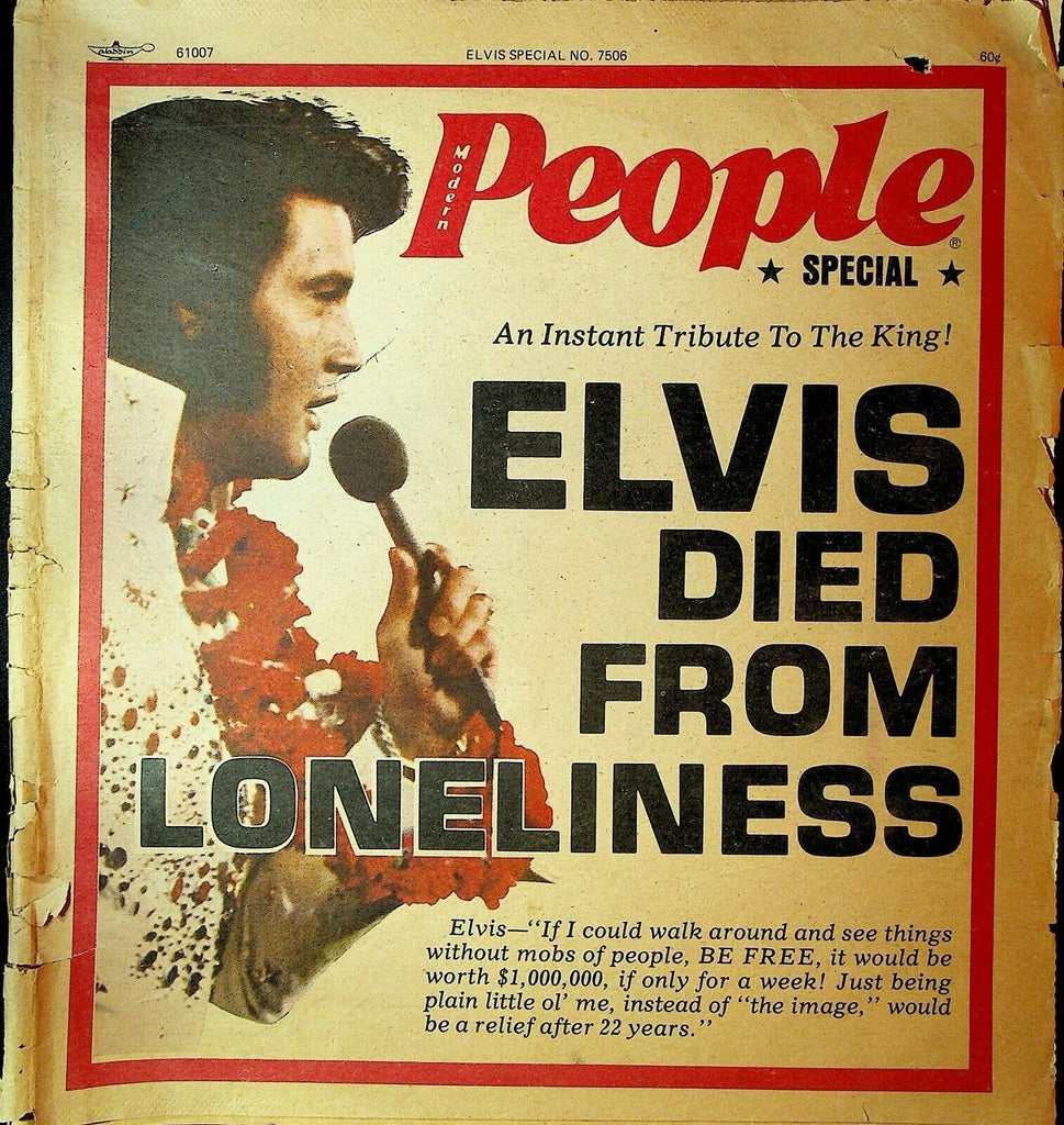 Modern People Special Elvis Presley Death Issue Instant Tribute 1977 #61007
