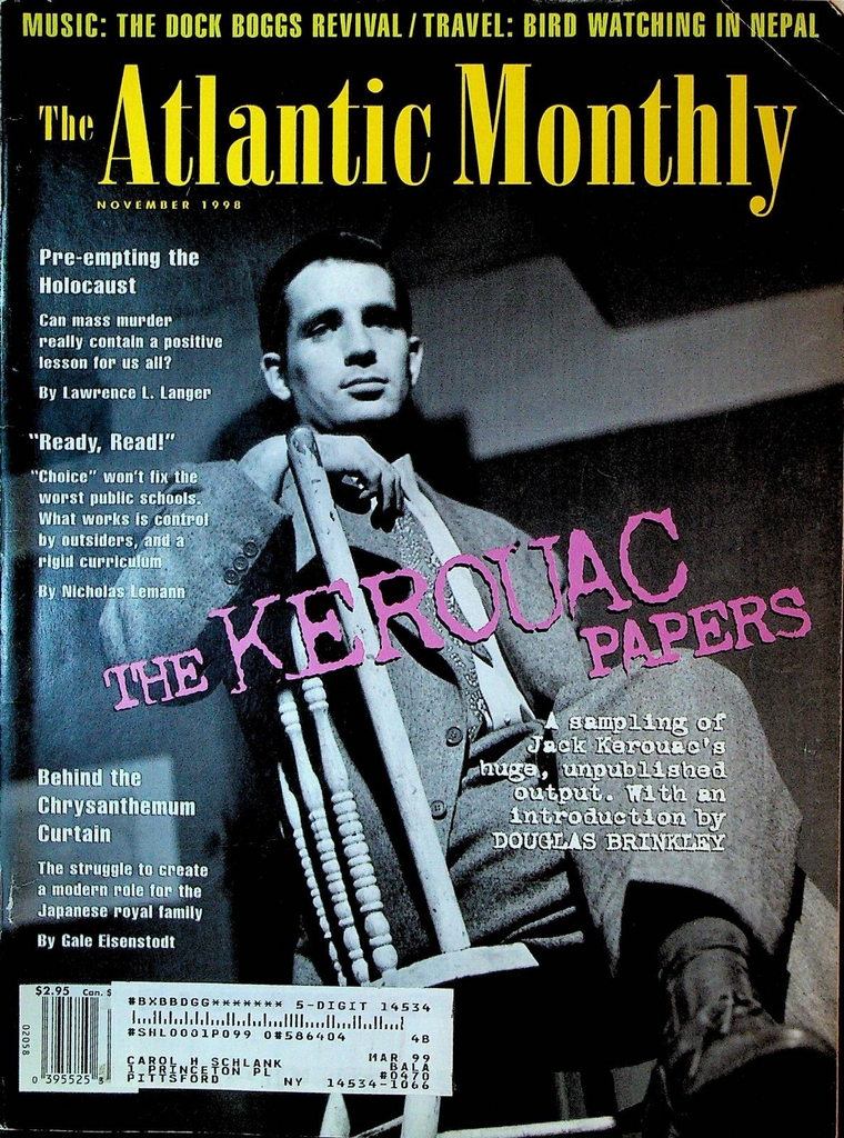 Atlantic Monthly Magazine November 1998 Jack Kerouac Japanese Monarchy