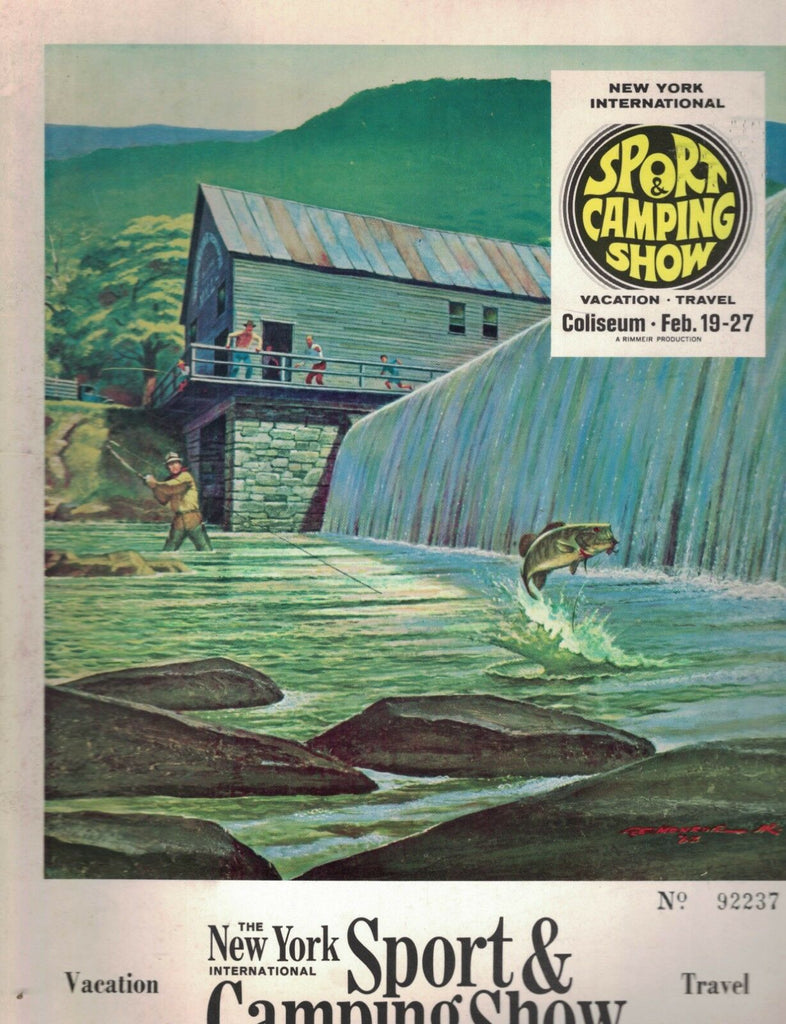 New York International Sport & Camping Show Program 1966 Sean Connery