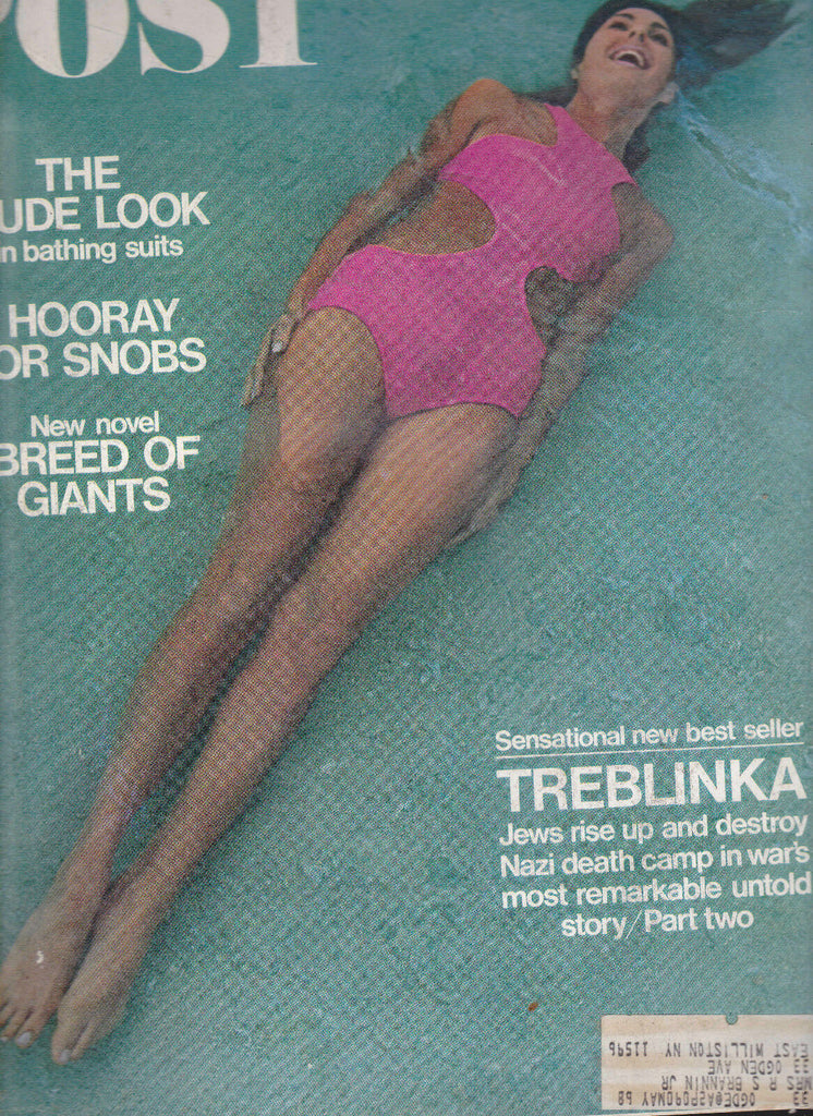Saturday Evening Post Bathing Suits Swimsuits Treblinka June 3 1967