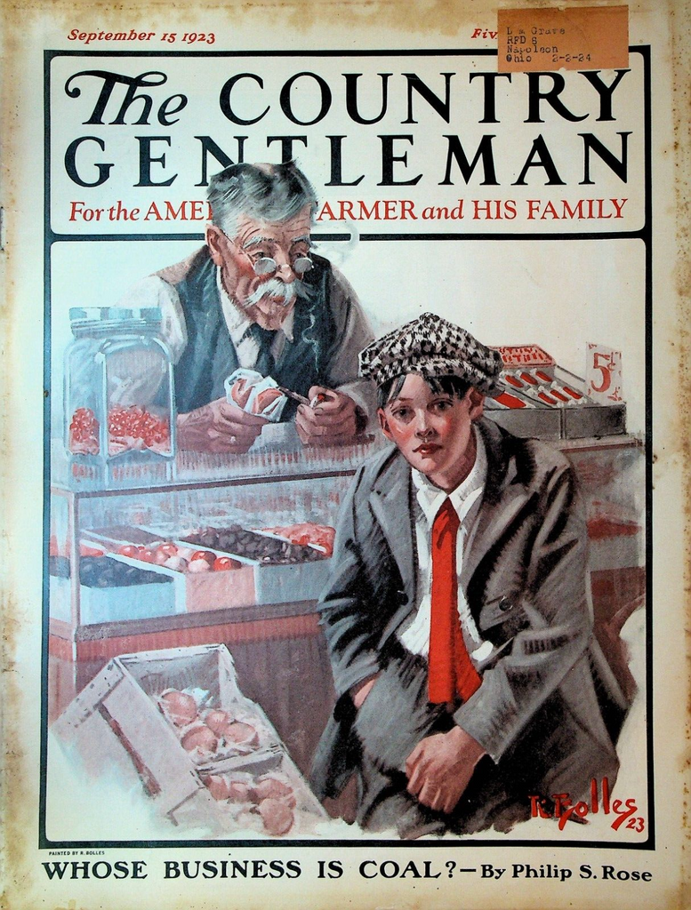 Country Gentleman Magazine September 15 1923 Reginald Bolles