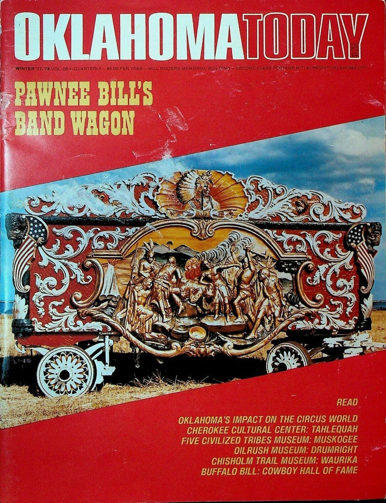 Oklahoma Today Magazine Winter 1977 Circus Buffalo Bill Cody Oil Rush Museum
