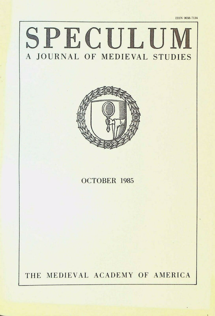 Speculum Journal of Medieval Studies October 1985 Fishing for Sport