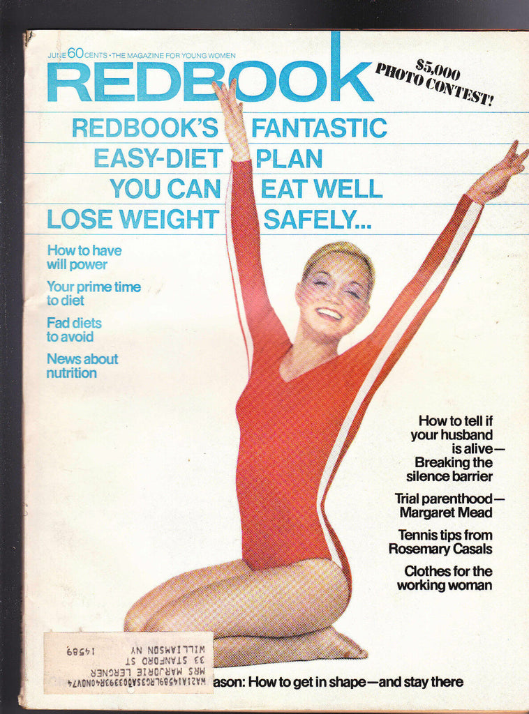 Redbook Magazine Cathy Rigby Rosemary Casals Margaret Mead June 1973