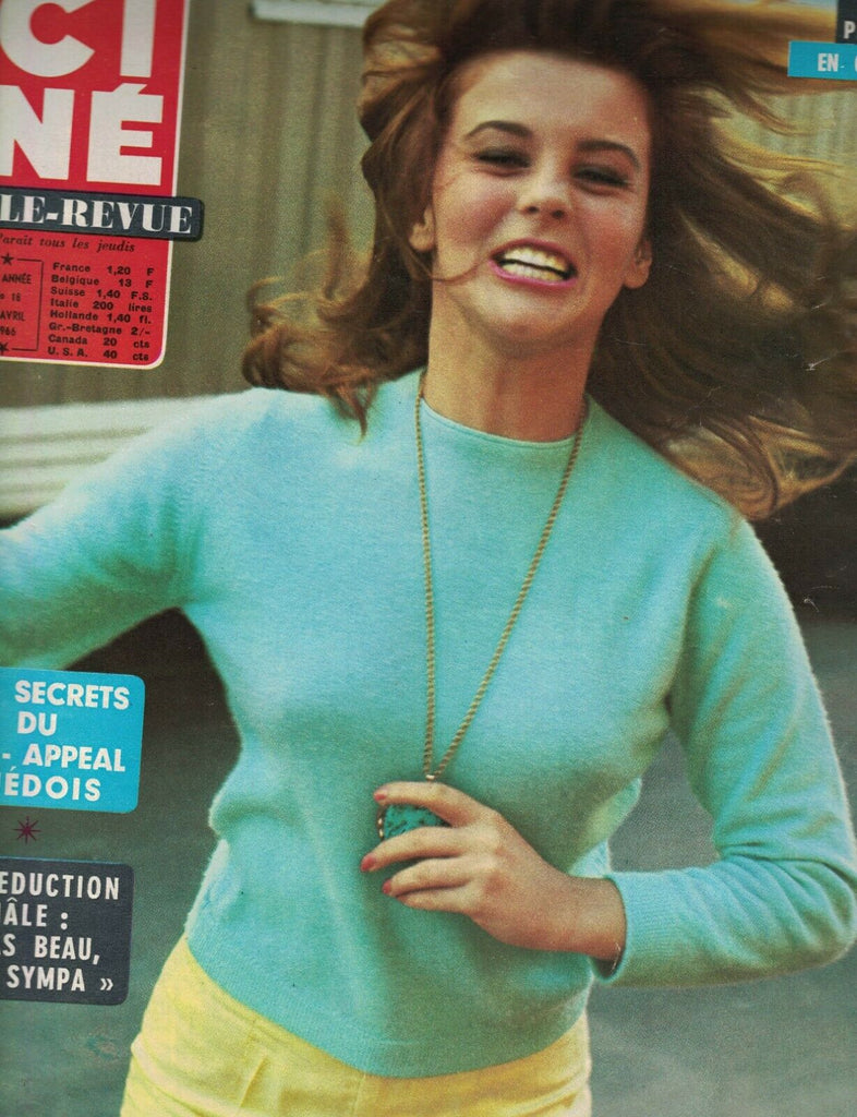 Cine Tele-Revue Magazine April 21 1966 Ann-Margret Ursula Andress Van Johnson