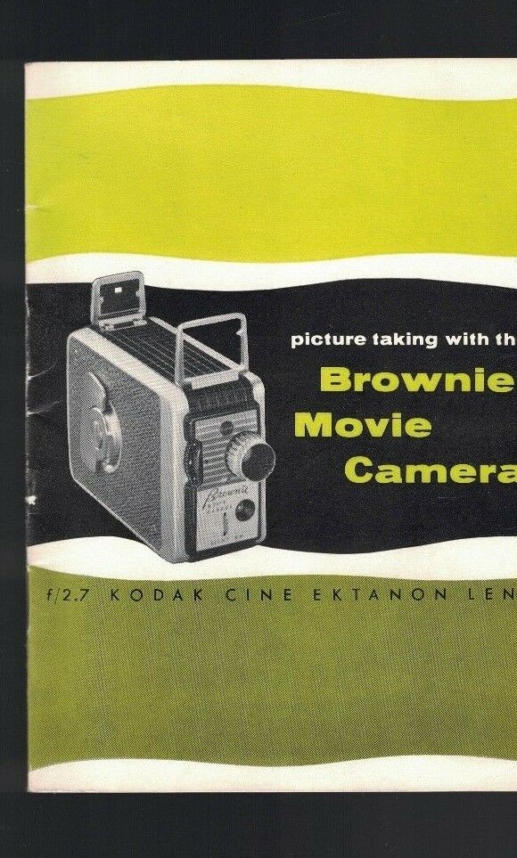 Picture Taking with the Kodak Brownie Movie Camera Booklet 1954