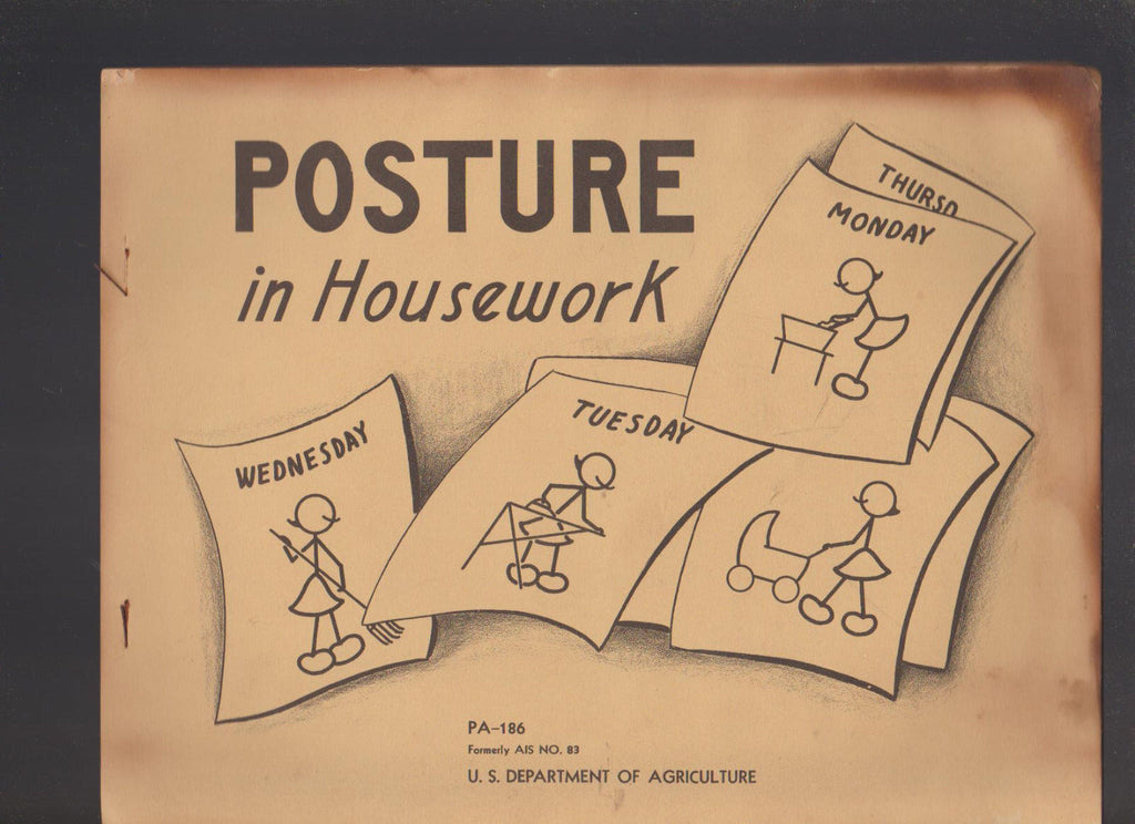 Posture in Housework US Department of Agriculture 1951