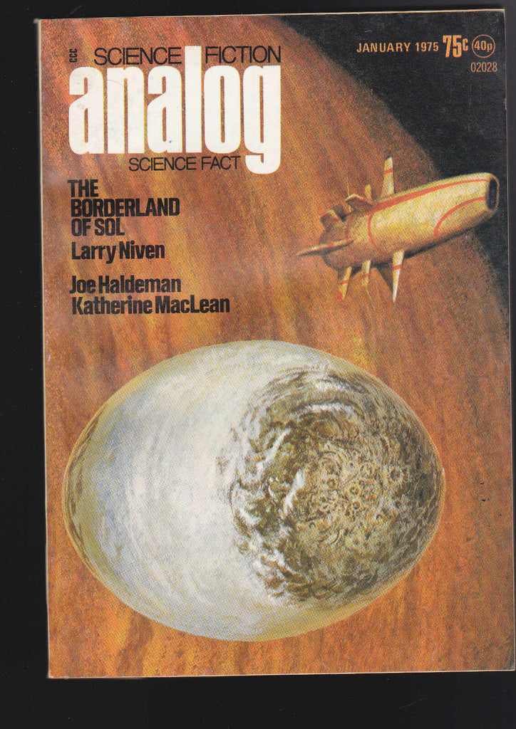 Analog Magazine January 1975 Gordon R Dickson Larry Niven Joe Haldeman