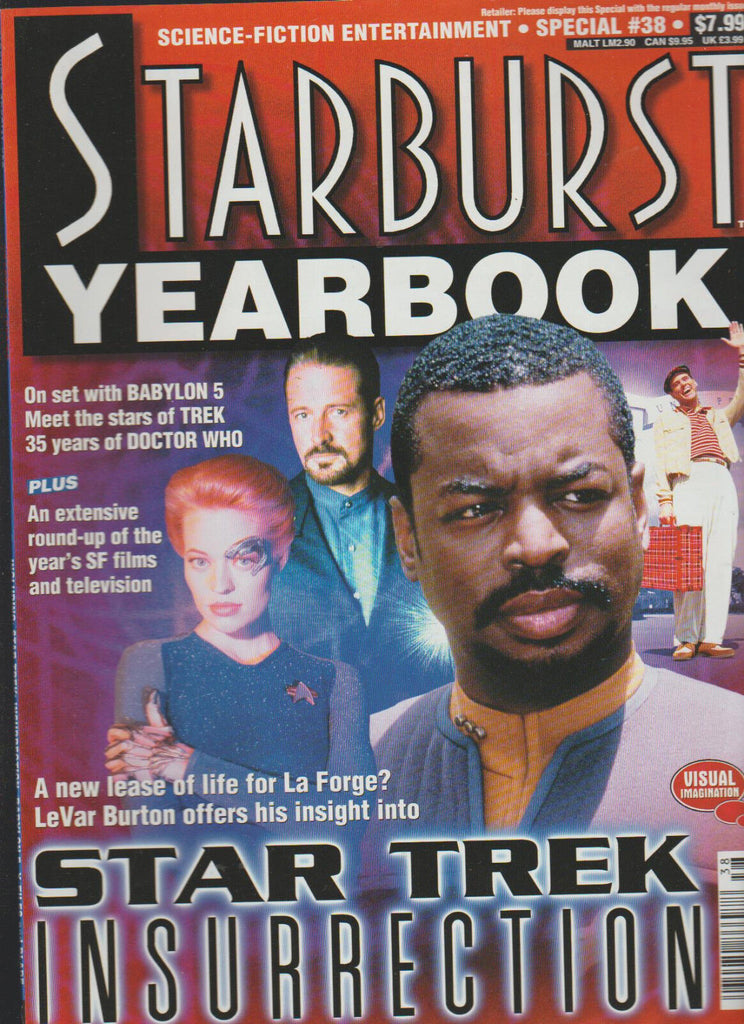 Starburst Magazine Special #38 1998 Star Trek Doctor Who Levar Burton