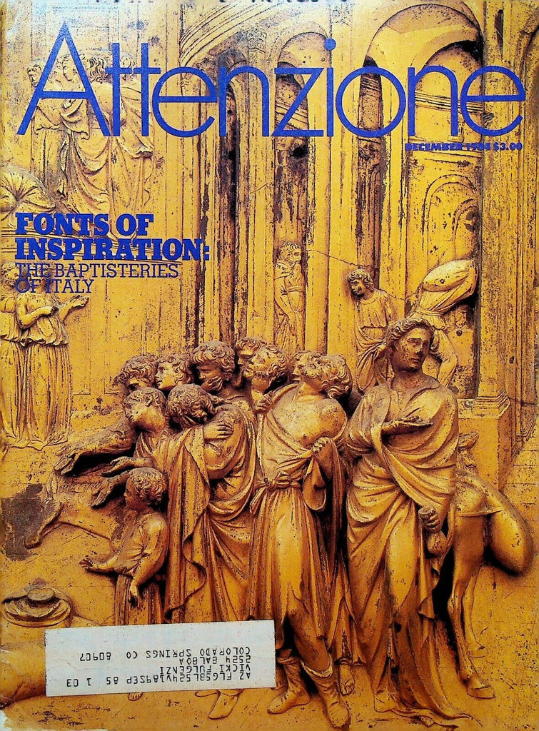 Attenzione Magazine December 1984 Christmas Marcia Salusti