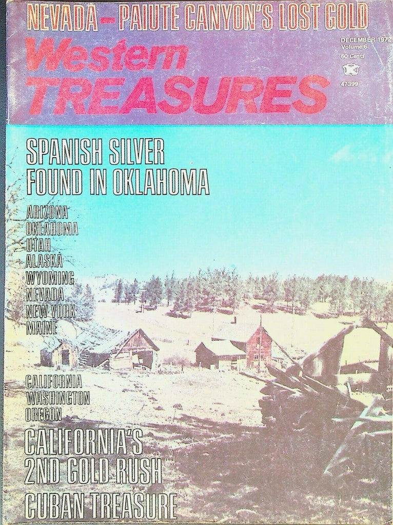 Western Treasures Magazine December 1972 Fort Bowie Manzanar Timothy O'Sullivan