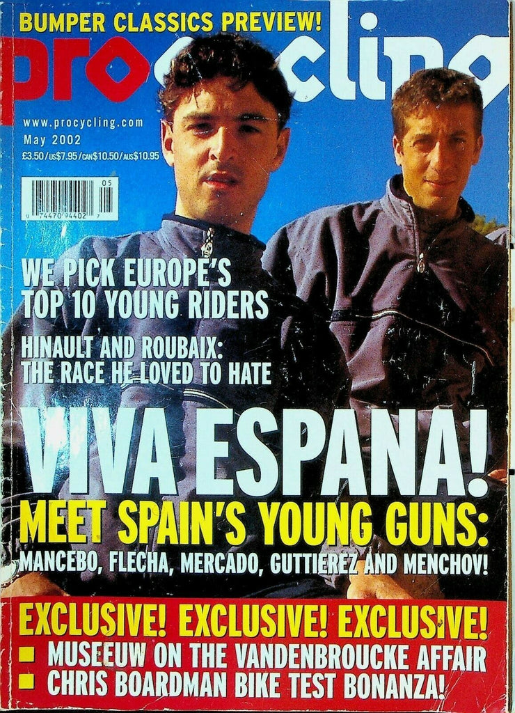 Pro Cycling Magazine May 2002 Johan Museeuw Bernard Hinault Charly Wegelius