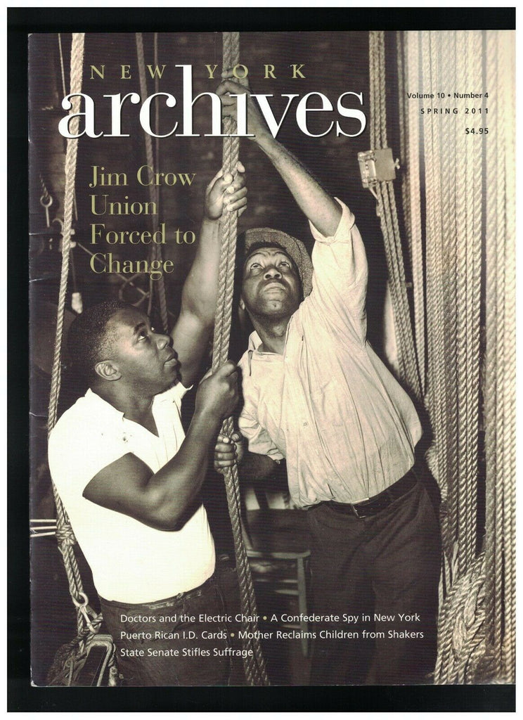 New York Archives Spring 2011 Jim Crow on Broadway Electric Chairs John Surratt