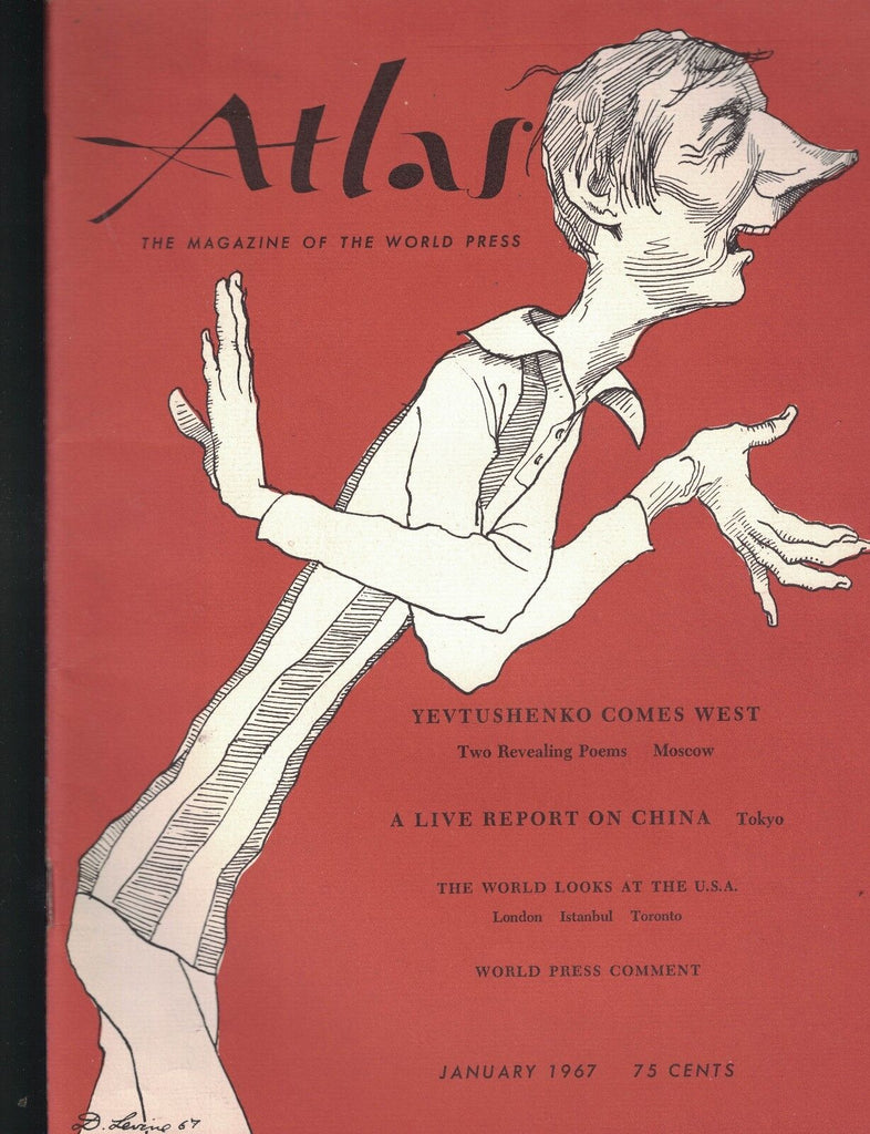 Atlas Magazine January 1967 China Yevtushenko Tito Yugoslavia