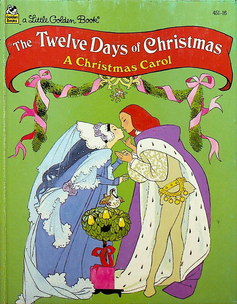 Twelve Days of Christmas Christmas Carol Little Golden Book 451-16 1995
