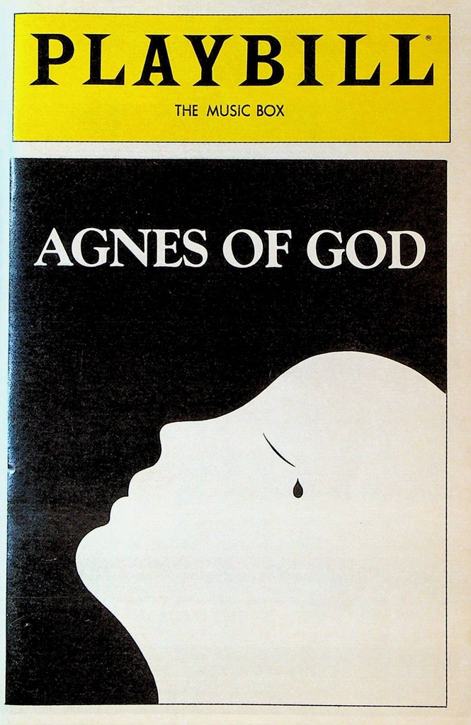 Agnes of God Playbill March 1983 Carrie Fisher Geraldine Page Elizabeth Ashley
