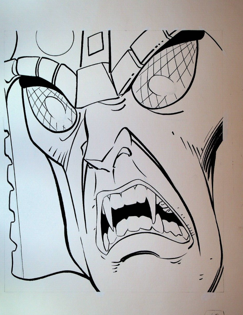 Sectaurs Secret of the Dark Domain Coloring Book Original Art p 48 Ernie Colon