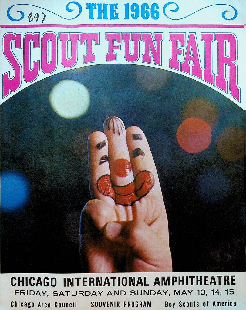Scout Fun Fair 1966 Souvenir Program Boy Scouts Chicago