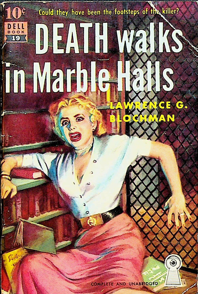 Death Walks in Marble Halls Lawrence G Blochman Dell Ten-Cent Book 19 1942