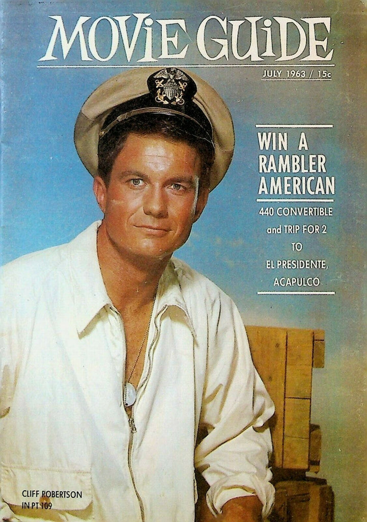 Movie Guide July 1963 Cliff Robertson King Kong v Godzilla PT 109