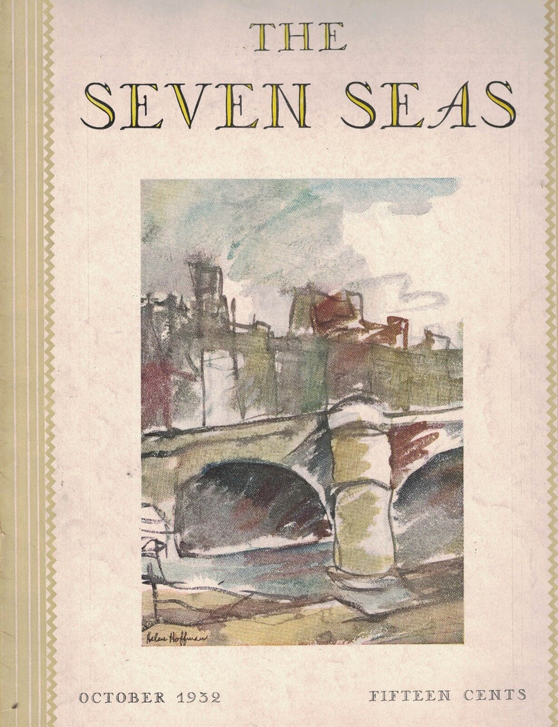 The Seven Seas Magazine October 1932 North German Lloyd Majorca England