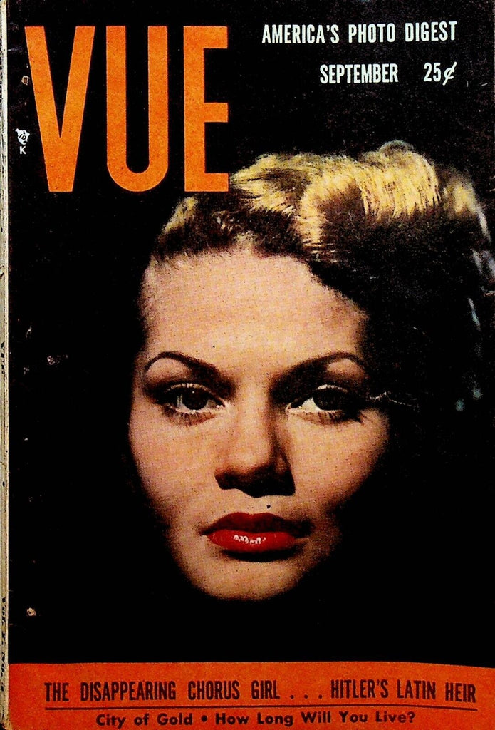 Vue Magazine September 1951 Lilli St Cyr Eva Peron Bob Hope Women Police