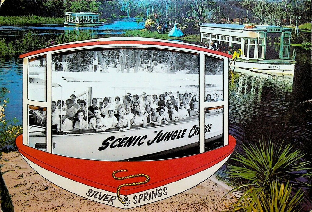 Silver Springs Florida Scenic Jungle Cruise Souvenir Photo Folder 1960s