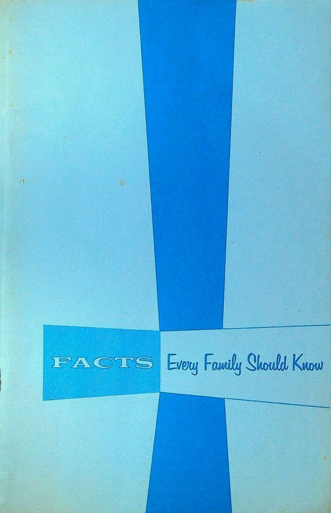 Facts Every Family Should Know 1960 Wilbert W Haase Booklet Coffins Funeral