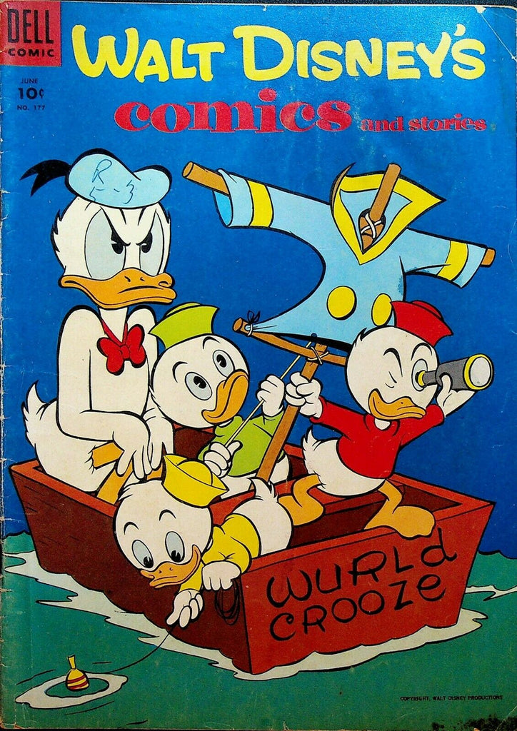 Walt Disney's Comics & Stories 177 Dell Comics 1955 Sailboat