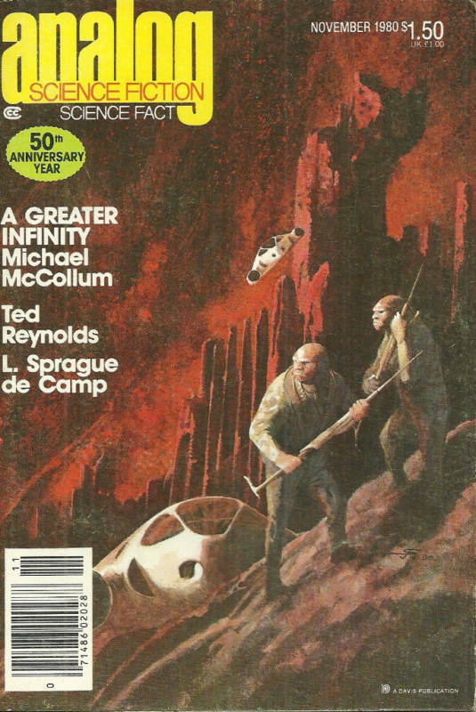 ANALOG Magazine November 1980 Michael McCollum L Sprague de Camp