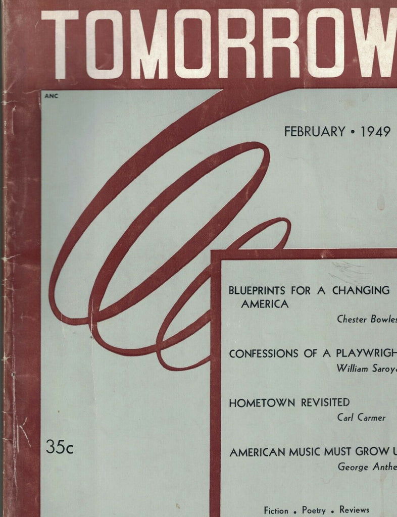 GORE VIDAL Tomorrow Magazine February 1949 FIRST PRINT The Robin
