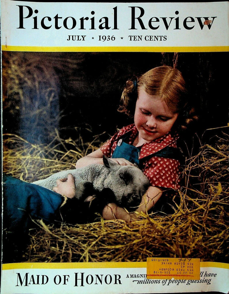 Pictorial Review July 1936 Anton Bruehl Stanley Paul Faith Baldwin Virginia Dale