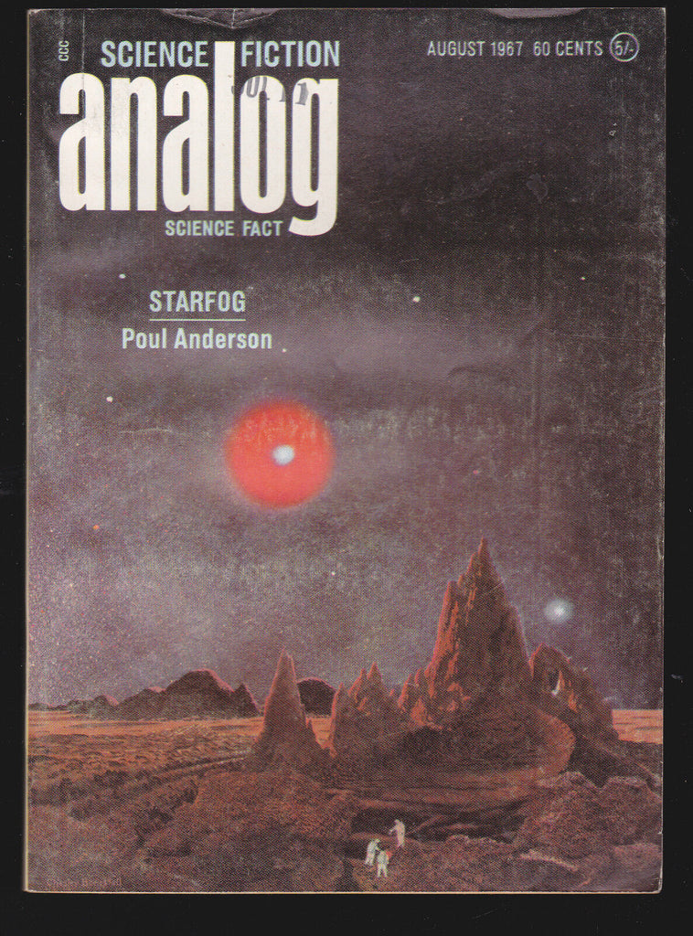 Analog Magazine August 1967 Poul Anderson FRANK HERBERT Mack Reynolds