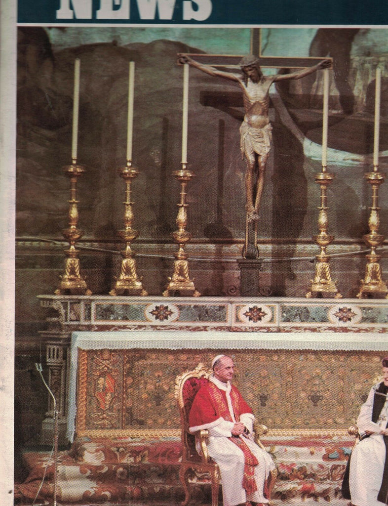 Illustrated London News April 2 1966 Pope Paul VI & Archbishop of Canterbury