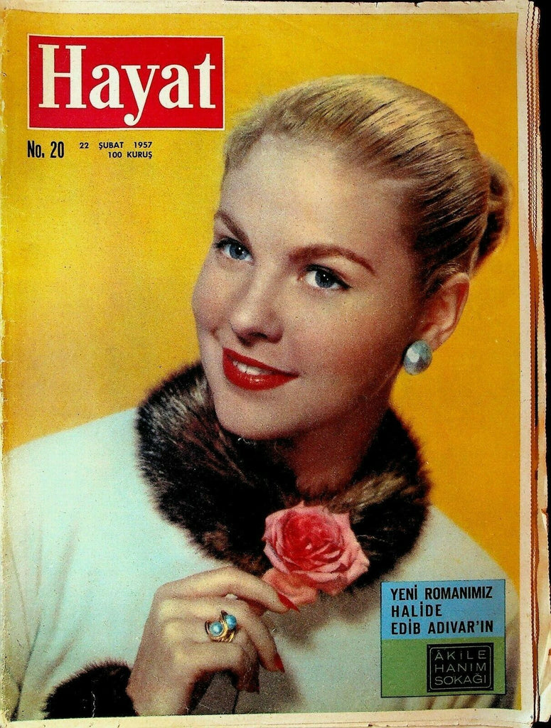 Hayat Magazine February 1957 Audrey Hepburn Marilyn Monroe John Wayne Wrestling
