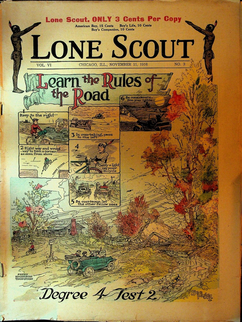 Lone Scout Magazine November 11 1916 Fajardo Puerto Rico Baltimore Oriole