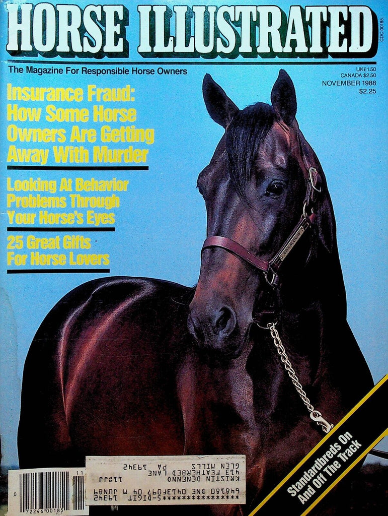Horse Illustrated Magazine November 1988 Trigger Roy Rogers Fury
