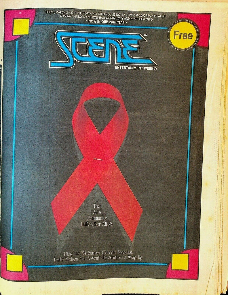 Cleveland Scene Magazine March 24 1994 Leslie Nielsen Widespread Panic