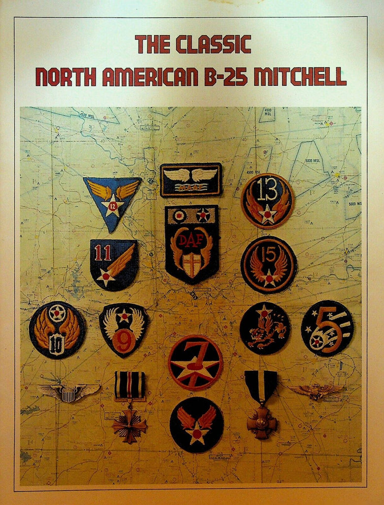 North American B-25 Mitchell Military Plane Brochure 1979 Neenah Paper