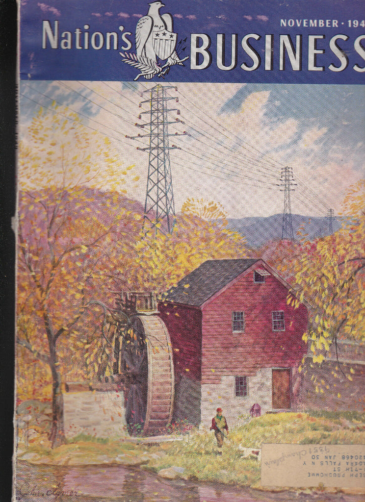 Nation's Business Magazine Frank Folsom Story of the Tin Can  November 1949